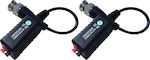 Balun video a sistemelor CCTV Convertor video VDB-002AHD