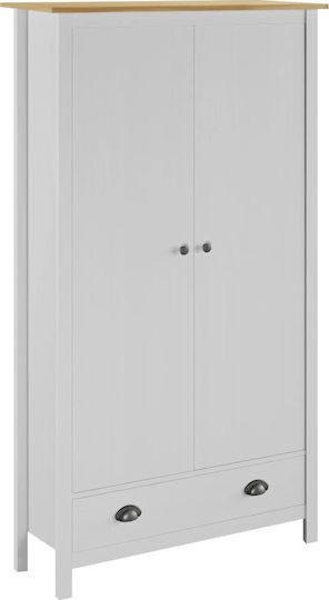 Double Door Wardrobe Hill 89x50x170cm