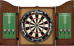 Win Max Set with Target & 6 Dart Στόχος Τρίχινος με 6 Βελάκια σε Ξύλινη Θήκη 49115