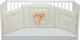 Mother Baby Brownies Crib Bumpers Classic Inside Beige 40x200cm