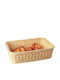 Sunnex Brotkorb aus Rattan Beige 38x28.5x9cm