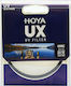 Hoya UX Φίλτρo UV Διαμέτρου 37mm με Επίστρωση HMC για Φωτογραφικούς Φακούς