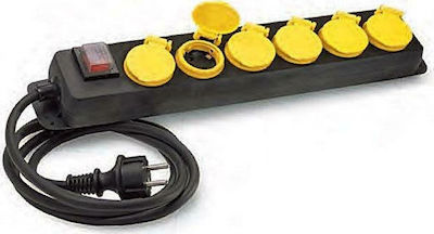 Tayg 6-Outlet Power Strip 2m Black