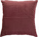 Nef-Nef Homeware Μαξιλάρι Καναπέ Kotler από Βελούδο Bordo 45x45εκ.