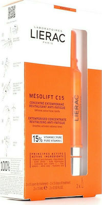 Lierac Mesolift C15 Serum Προσώπου με Βιταμίνη C για Λάμψη 2x15ml