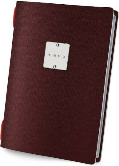 DAG Style Menü-Halter in Burgundisch Farbe Golfo Glossy
