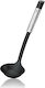 Gefu Deep Nylon Soup Spoon Black Primeline