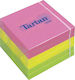 Tartan Sticky Note Pads in Cube 400 Sheets 7.6x7.6pcs MMM767678 076767603