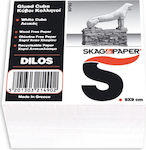 Skag Αυτοκόλλητα Χαρτάκια Σημειώσεων σε Κύβο 700 Φύλλων Λευκά 9x9cm Dilos