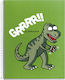 Kukuxumusu Spiral Notebook Ruled A5 Rubic Green 1pcs