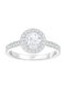 Swarovski Single Stone Attract Round Ring 5368545