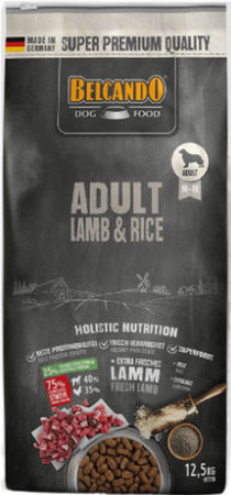 Belcando Adult Lamb & Rice 12.5kg Dry Food Grain-Free & Gluten-Free for Adult Medium & Large Breed Dogs with Lamb and Rice