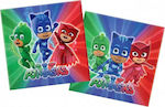 Χαρτοπετσέτες PJ Masks Χαρτοπετσέτες Δίφυλλες Πολύχρωμες 33x33εκ. 20τμχ