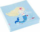 Party Napkins Be a Mermaid Napkins Blue 33x33cm. 20pcs