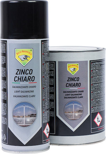 Eco Service Colour Zinco Chiaro Silver Cold Galvanizing 1kg