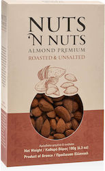 Nuts 'n Nuts Бадеми Печени Олющени Неподсолени 180гр