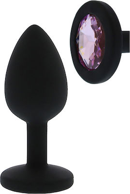 Dream Toys All Time Favorites Silicone Diamond Plug Anal Plug Black