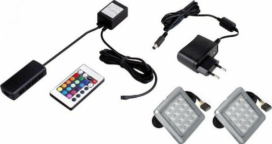Polihome Decorative LED RGB Furniture Lamp 2 pcs 3 cm