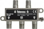 Televes F 4W 5-1220 MHz 8dB Splitter Satellite 453103 12-17-0203
