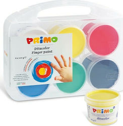 Primo 6 Ditacolor Fingerfarben-Set 100ml 6Stück 221TD100SP