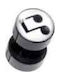 Black Acrylic Logo Plug