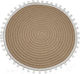 Atmosphera Placemat Round Wicker Brown 38cm 1pcs