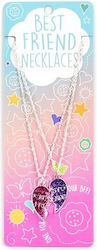 Gama Brands Best Friends Necklaces Pink-Purple ...