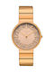 Vogue Monica Watch with Pink Gold Metal Bracelet