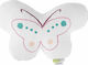 Nima Crib Decorative Pillow Butterfly Ecru 40x40cm