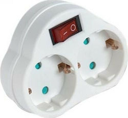 Com T-Shaped Wall Plug 2 Positions with Switch