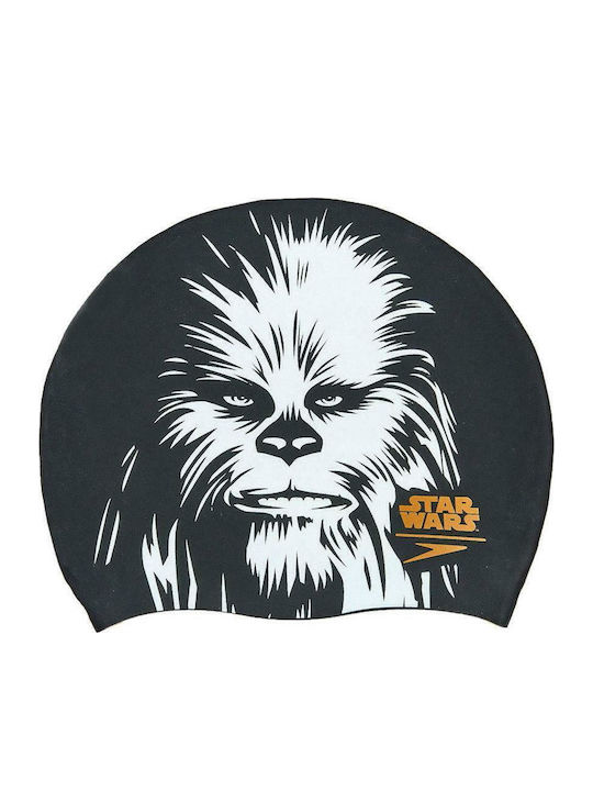 Speedo Star Wars Chewbacca Σκουφάκι Κολύμβησης Ενηλίκων από Σιλικόνη Μαύρο