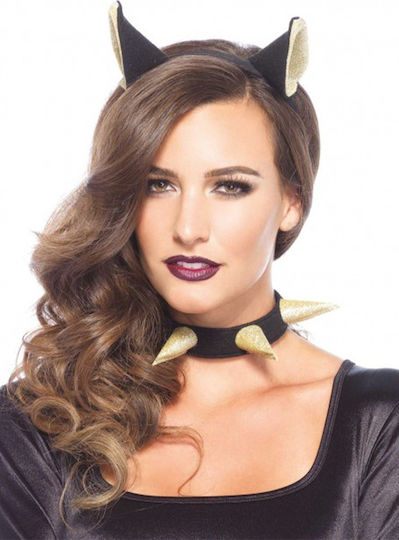 Leg Avenue Bad Kitty Kit Ohrband Sexy Halsband Schwarz