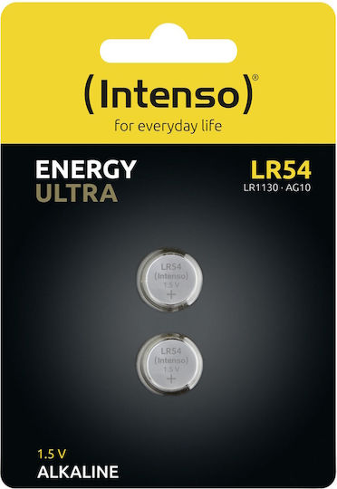 Intenso Energy Ultra Alkaline Watch Batteries LR54 1.5V 2pcs
