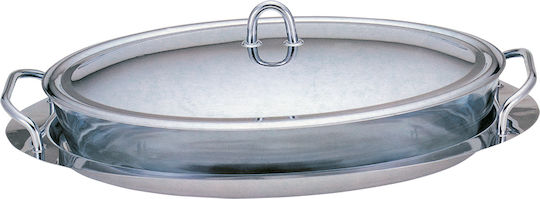 Berlinger Haus Dutch Oven Oval Glass Silver 1pcs