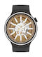 Swatch Лайт Тейст Мъжки часовник 47мм на батерия с Черен Каучук Цвят на каишката