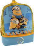 Graffiti Hand-Lunch-Tasche Hellblau Minions L22 x B16 x H20cm