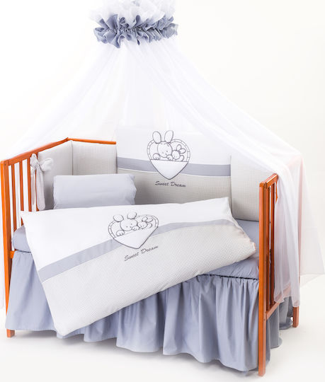 Tuttolina Σετ Κούνιας Sweet Dreams Μπλε 7τμχ