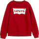 Levi's Kids Sweatshirt Red Batwing Crewneck