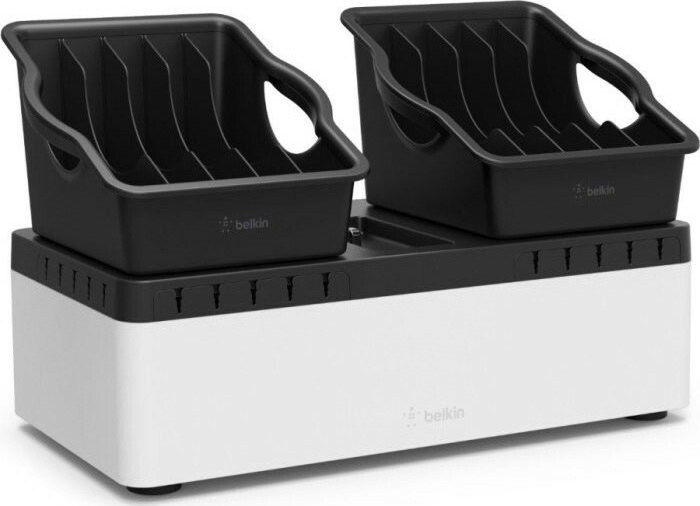 Belkin 10x USB Charging Station Λευκό (Store and Charge Go with Portable Trays) Skroutz.gr