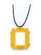 Friends necklace - Yellow frame