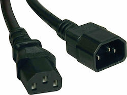 LogiLink IEC C14 - IEC C13 Kabel 1.8m Schwarz (CP091)