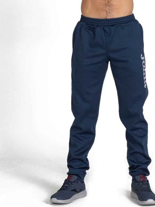 Joma Suez Polyfleece Men's Fleece Sweatpants Blue