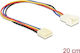 DeLock 4-Pin pwm - 4-Pin pwm Cable 0.2m Πολύχρωμο 82429