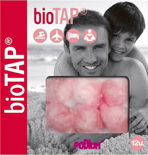Biotap Wax Earplugs In Pink Colour PF01 12 Pieces