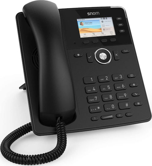 Snom D717 Verkabelt IP-Telefon mit 6 Linien in Schwarz