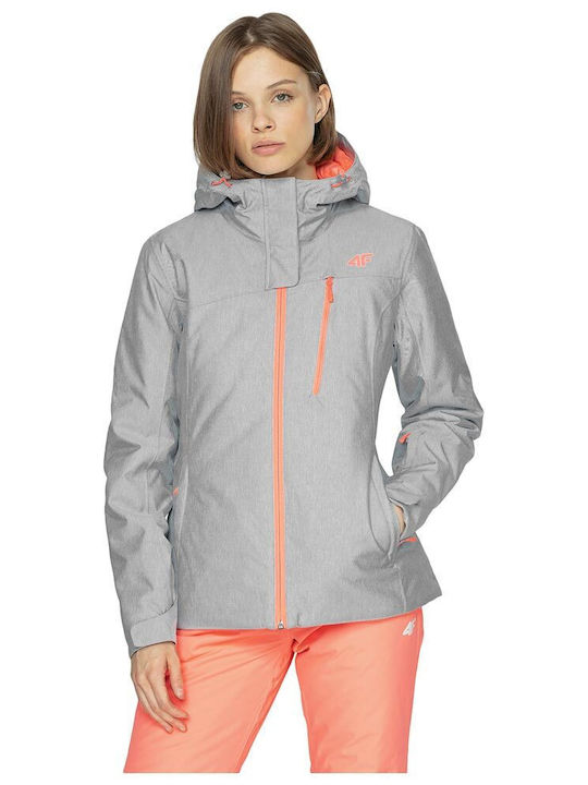 4F Women's Short Sports Jacket for Winter with ...