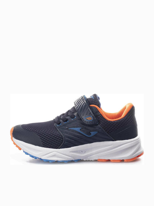Fast Kids Sports Shoes Running with Hoop & Loop Closure Gray