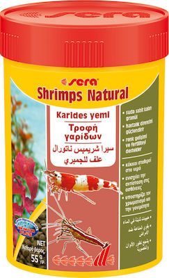 Sera Shrimps Natural Τροφή για Γαρίδες σε Κόκκους με Σπιρουλίνα 100ml