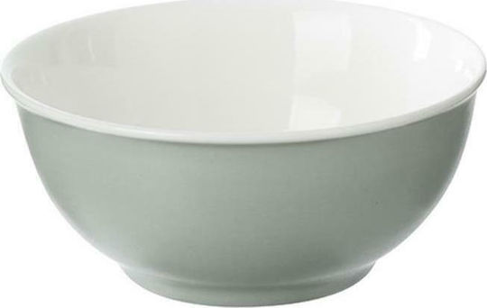 Atmosphera Servierschüssel Rund aus Porzellan Mint mit Durchmesser 14cm