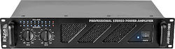 Ibiza Sound AMP1000-MKII PA Power Amplifier 2 Channels 800W/4Ω 600W/8Ω with Cooling System Black